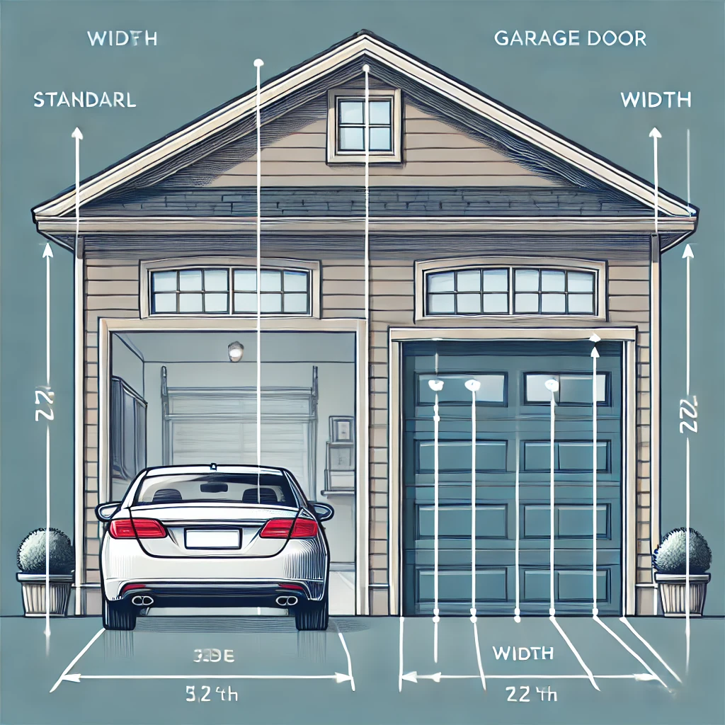 garage door width