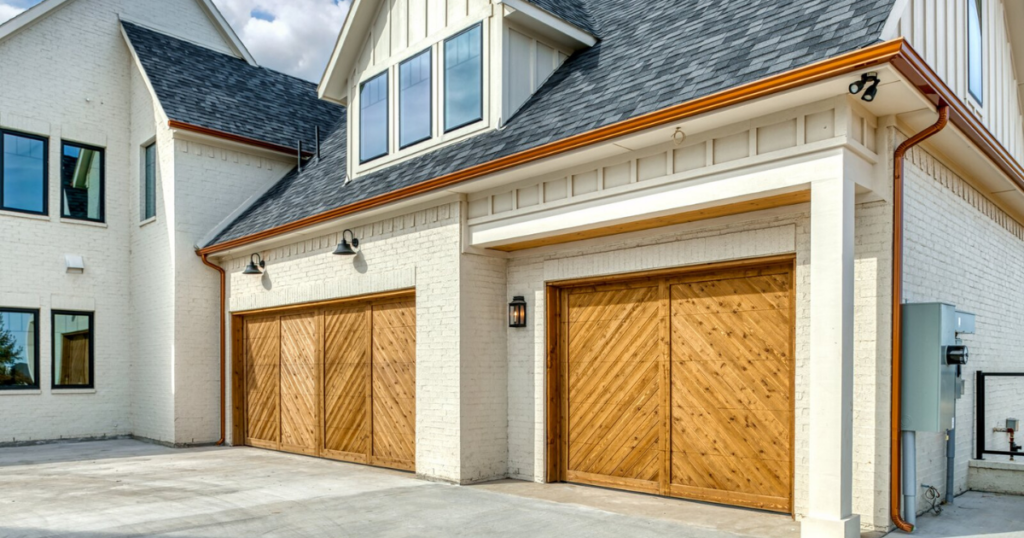 custom wood garage doors